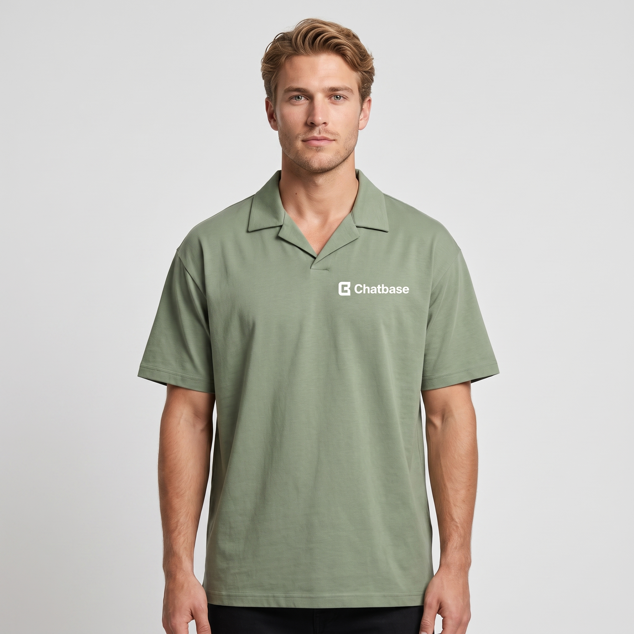 Men's Camp Collar T-Shirt