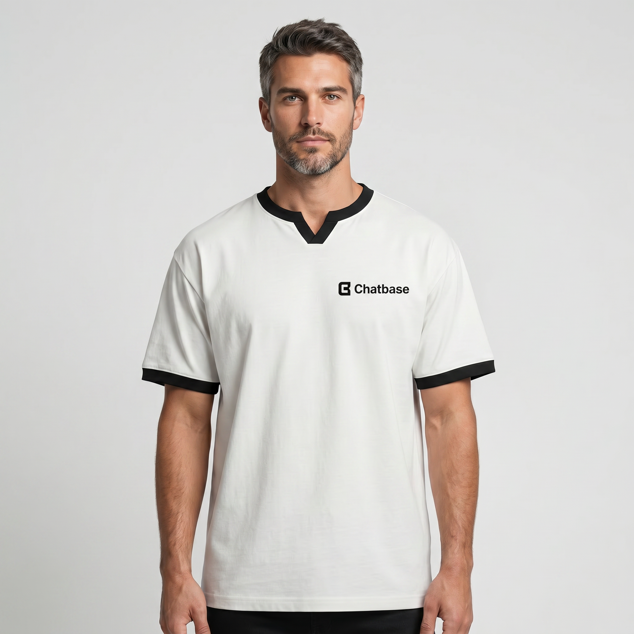 Men's Notch-Neck T-Shirt
