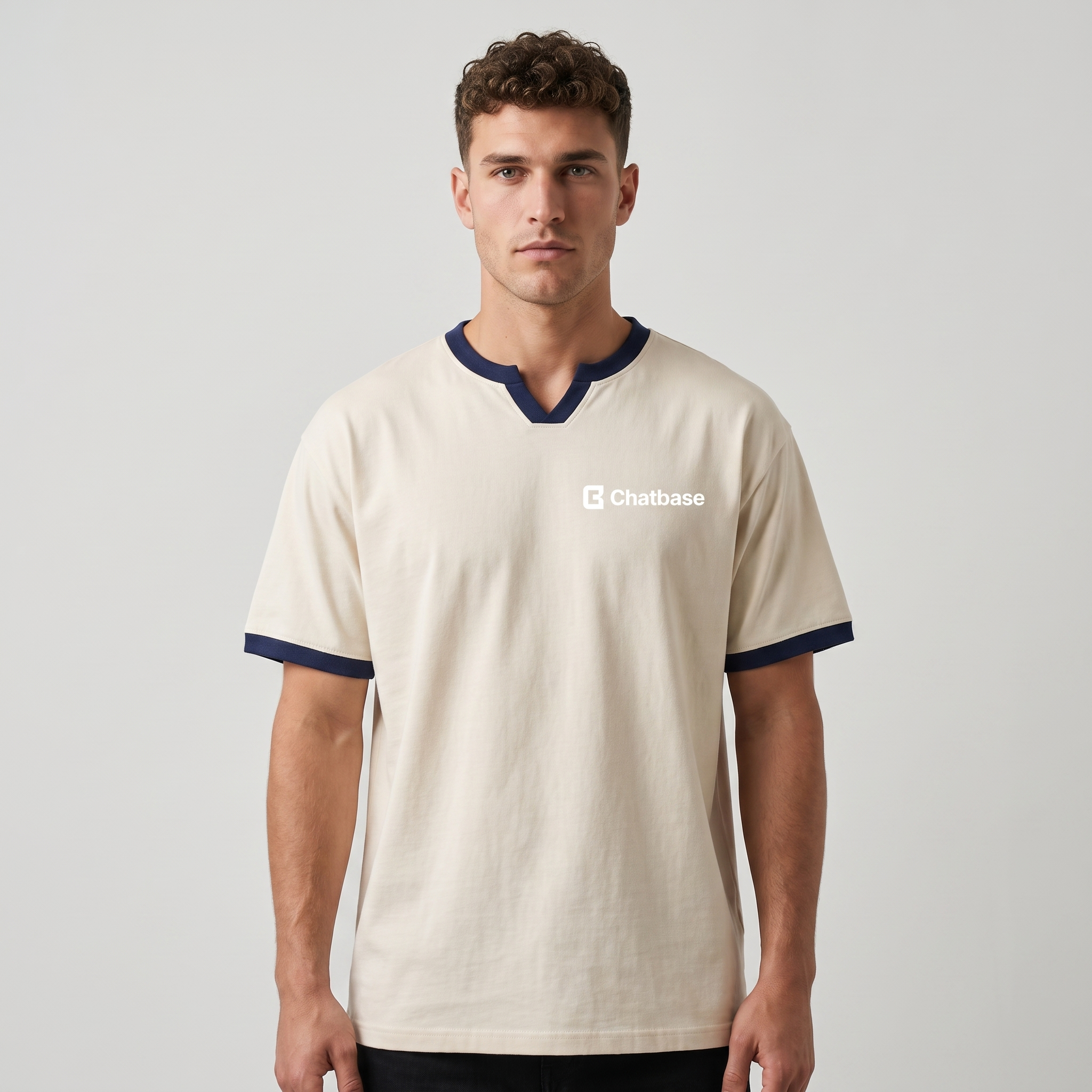 Men's Notch-Neck T-Shirt